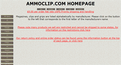 Desktop Screenshot of ammoclip.com